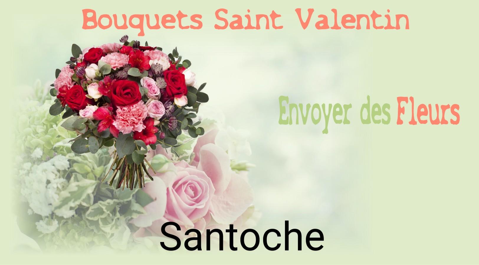 Roses de Saint-Valentin livrées à Santoche